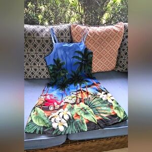 🌟NWOT Colorful Print Floral Summer Dress🌟